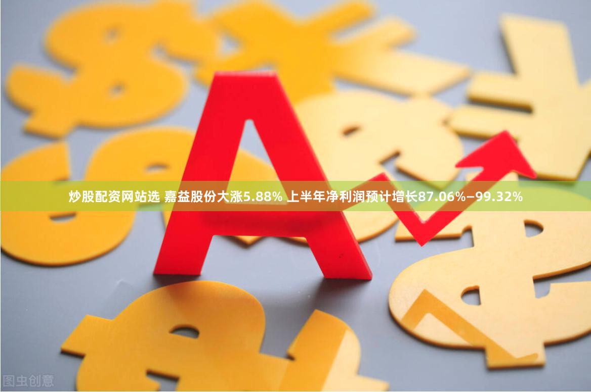 炒股配资网站选 嘉益股份大涨5.88% 上半年净利润预计增长87.06%—99.32%