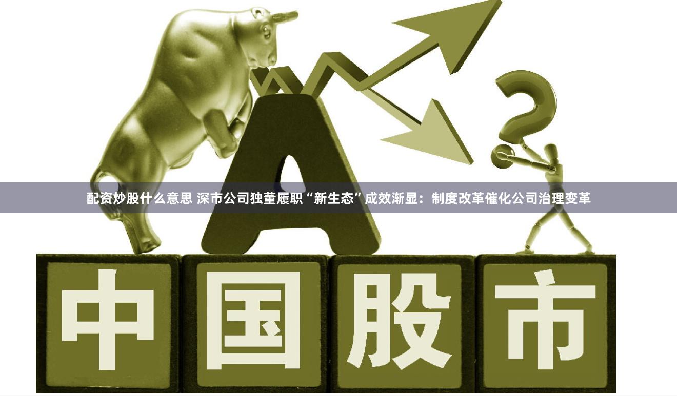 配资炒股什么意思 深市公司独董履职“新生态”成效渐显：制度改革催化公司治理变革